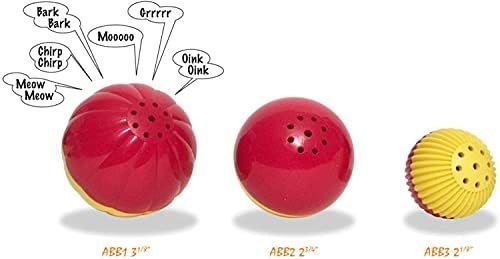 Pet Supplies Pet Toy Balls : Pet Qwerks Animal Sounds Babble Ball - Interactive Chew Dog Toy - Large : - Image 5