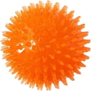 Petizer 3-Pack 3.5' Squeaky Dog Toy Balls, Floating Dog Pool Balls, Spiky Dog Balls Water Toys, Durable Interactive Fetch Toys For Puppy, Dog Chew Toys For Teething (3.5", Medium/Large Dog)
