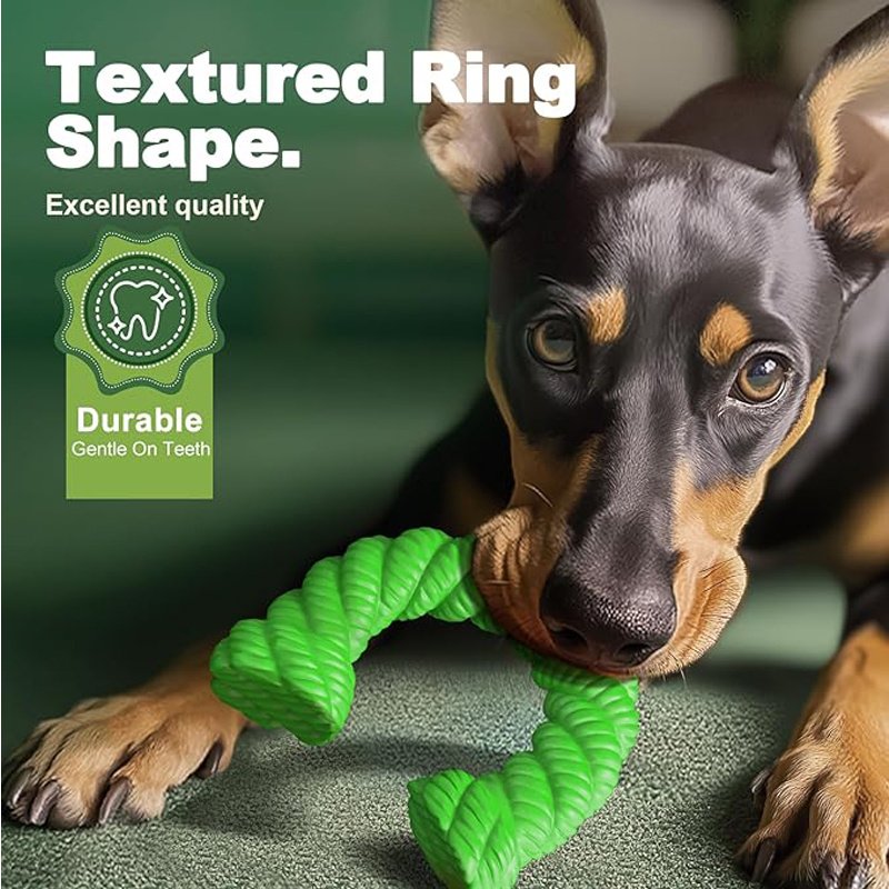 Natural Rubber Horseshoe-Shaped Chew Toys,Dog Toys For Aggressive Chewers, Dog Toys For Medium Large Dogs, Toys For Traning - Image 6