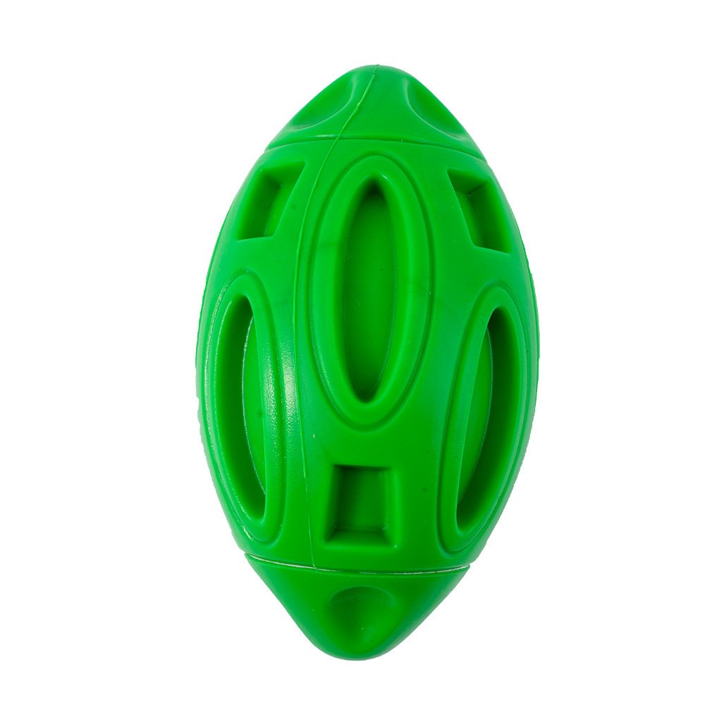 Pet Supplies Dog Toys Rubber Sounding Rugby Wear-Resistant Bite-Resistant Sounding Dog Ball - Image 7