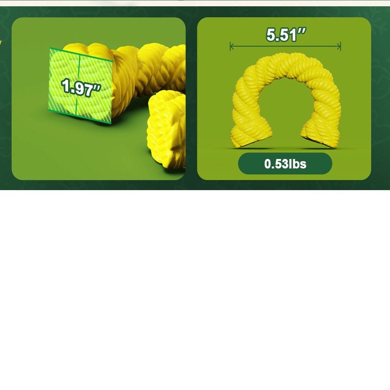 Natural Rubber Horseshoe-Shaped Chew Toys,Dog Toys For Aggressive Chewers, Dog Toys For Medium Large Dogs, Toys For Traning - Image 3